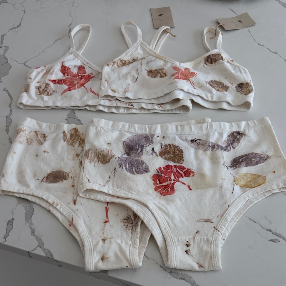 Bundle of 2 Plant Dyed Organic Sets
